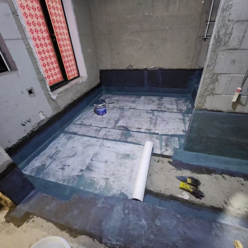 南京某别墅地下室内防水（负压防水）施工