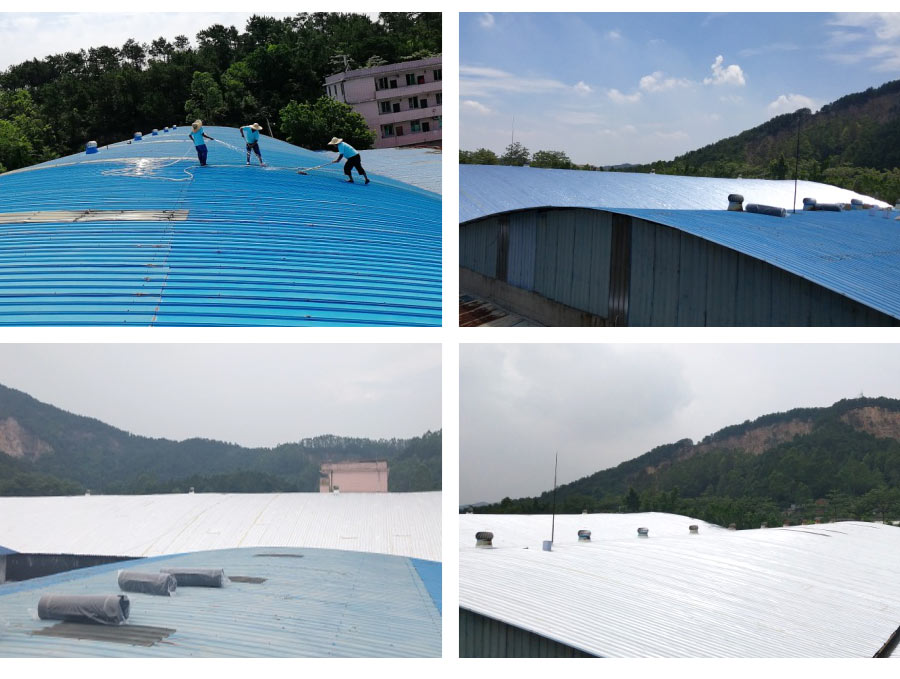 广州海豚传媒-彩钢瓦屋面隔热防水施工案例